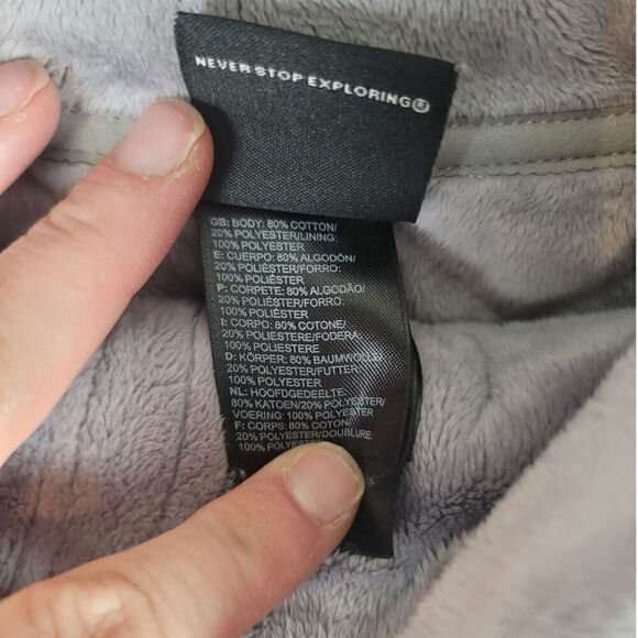 THE NORTH FACE Caroluna Jacket in LIGHT GREY HEATHER, sz XL - Picture 10 of 16